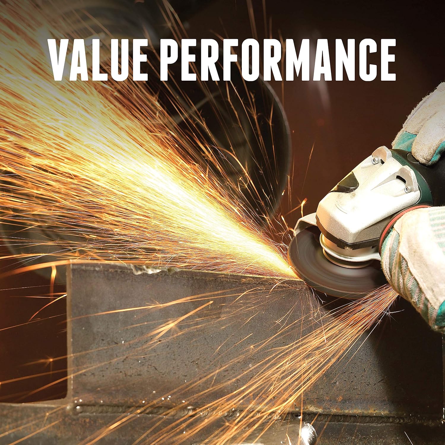 Weiler 56455 4-1/2" X 1/4" Wolverine Type 27 Grinding Wheel, A24N, 5/8"-11 Nut (pack of 1)