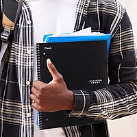 FIVE STAR 1-Subject Spiral Notebook with Study App, College Ruled, 100 Sheets (8.5 x 11)