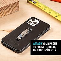 Nite Ize HipClip Universal Pocket Clip - Stainless Steel Adhesive Clip - Pocket Accessories for Cell Phone