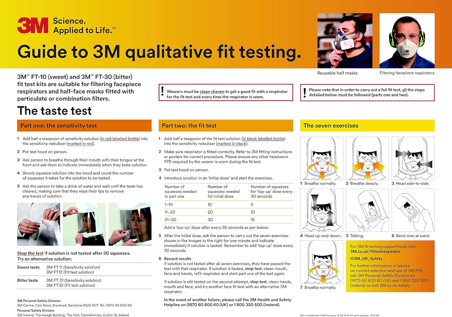 3M QUALITATIVE FIT Test Apparatus FT-30, Bitter 1 EA/CASE