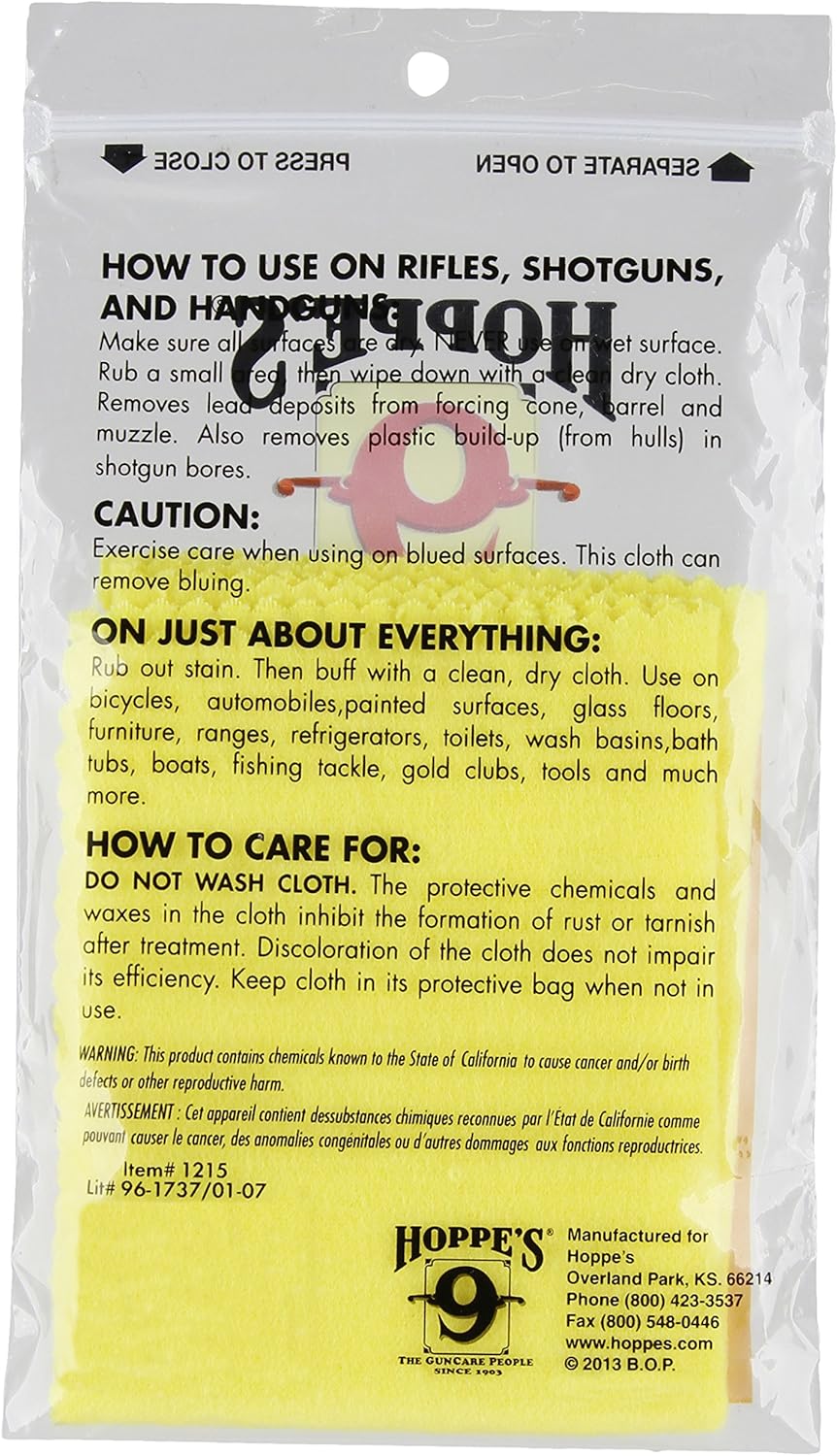 Hoppe's No. 9 Rust And Lead Remover Cloth