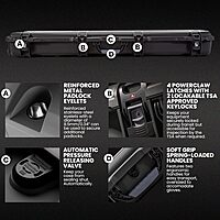 NANUK 995 Long Professional Waterproof Crushproof Hard Case with Wheels & Foam