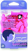 Howard Leight by Honeywell Super Leight for Women Disposable Pre-Shaped Small Earplugs, 14-Pairs (R-01757)