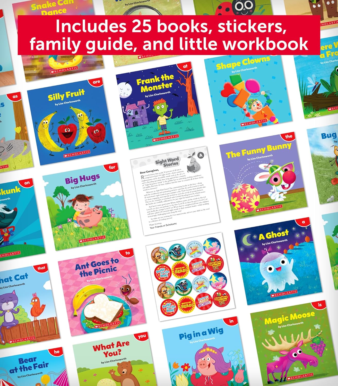 Sight Word Stories: Guided Reading Level A: Fun Books That Teach 25 Sight Words to Help New Readers Soar (Scholastic Guided