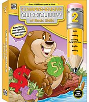 Carson Dellosa Comprehensive Curriculum of Basic Skills Second Grade Workbook, Reading Comprehension, Language Arts