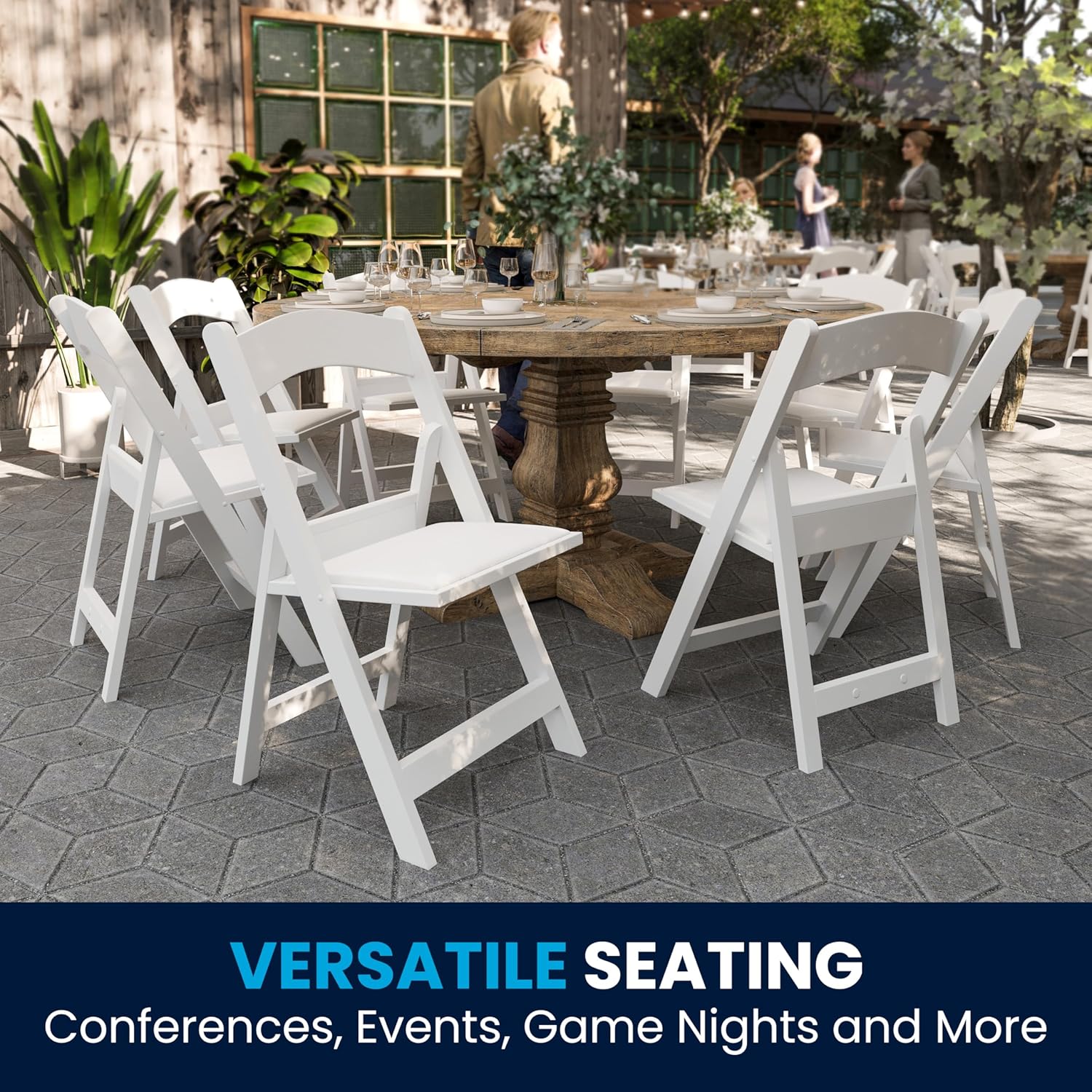 Flash Furniture Hercules Series Folding Chair - Resin Event Chair