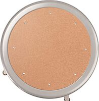 National Public Seating Steel Stool with 24" Hardboard Seat and Backrest, Grey