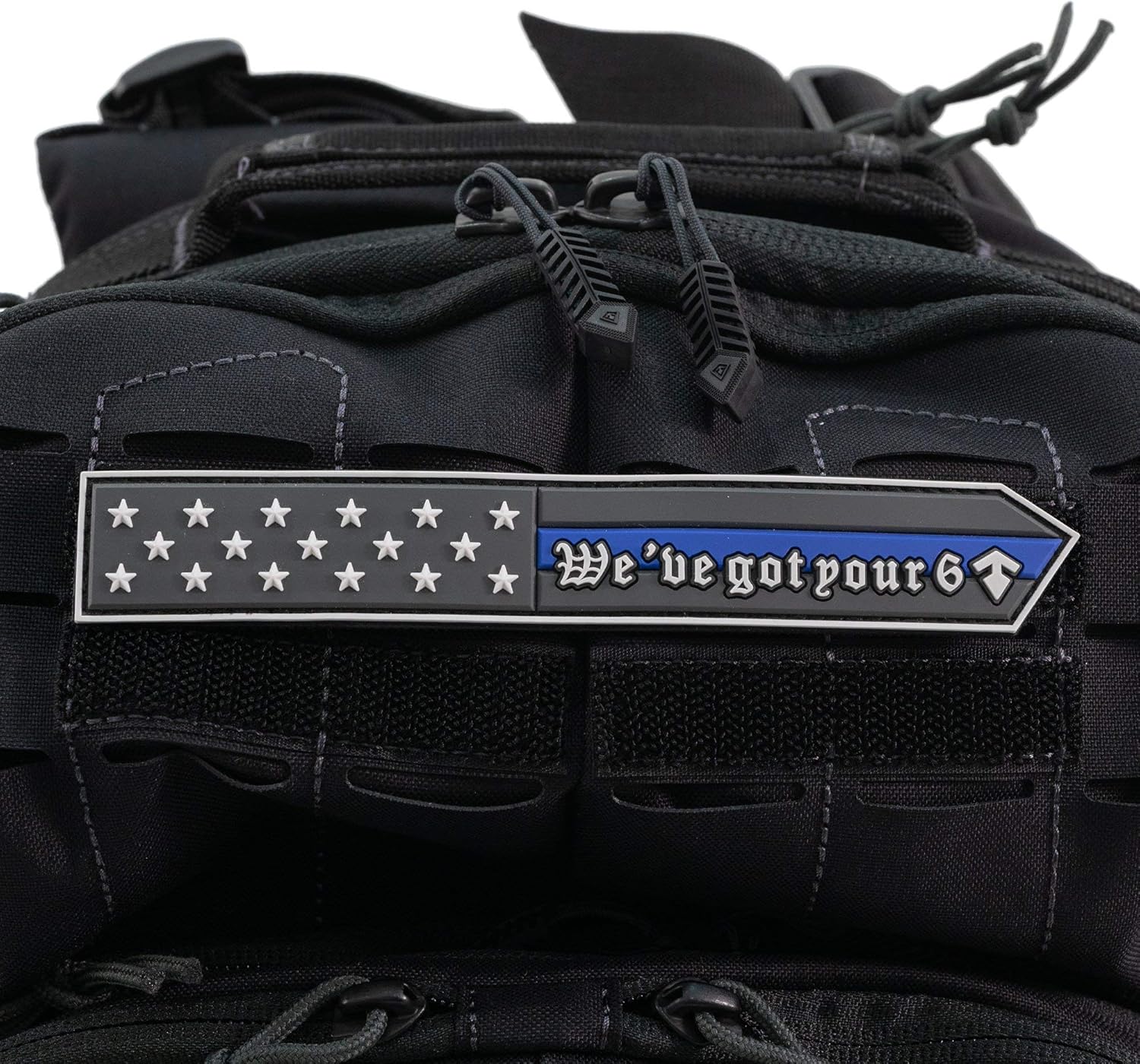 First Tactical 195117-691-1SZ TBL We've Got Your 6 Ntp Academy Blue 1SZ