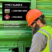 Ergodyne Skullerz 8967 Lightweight Cap-Style Hard Hat - Type 1, Class E