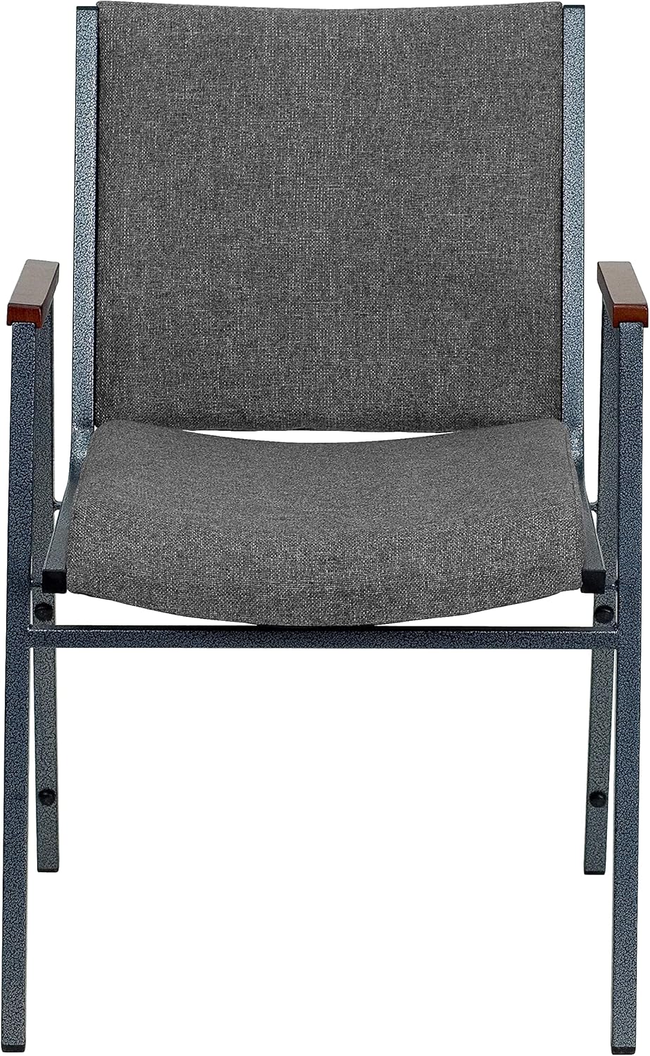 Flash Furniture HERCULES Series Heavy Duty Fabric Stack Chair with Arms and Ganging Bracket