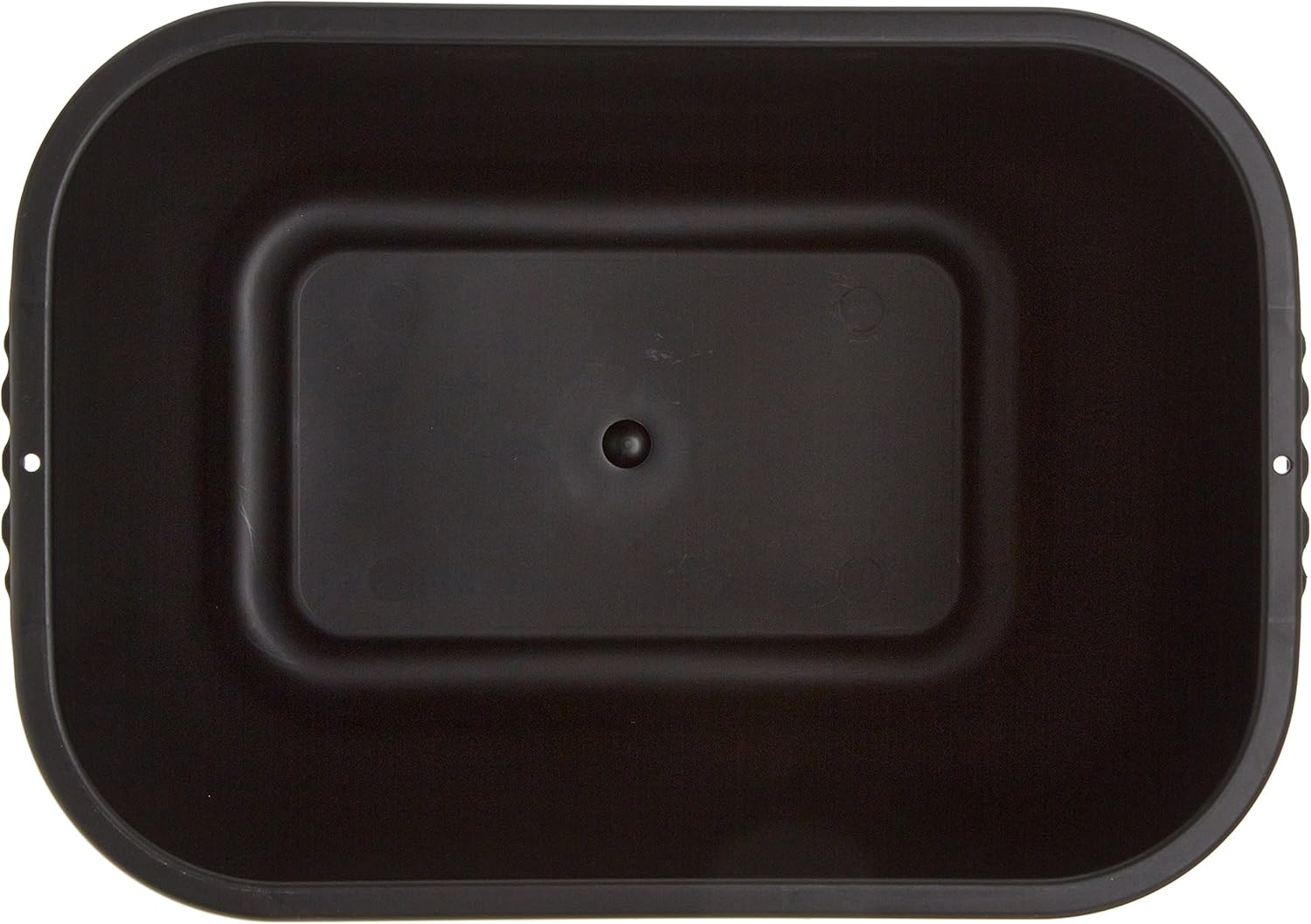 Sparco Rectangular Wastebasket, 7 Gallons, 15in x 14 1/2in, Black
