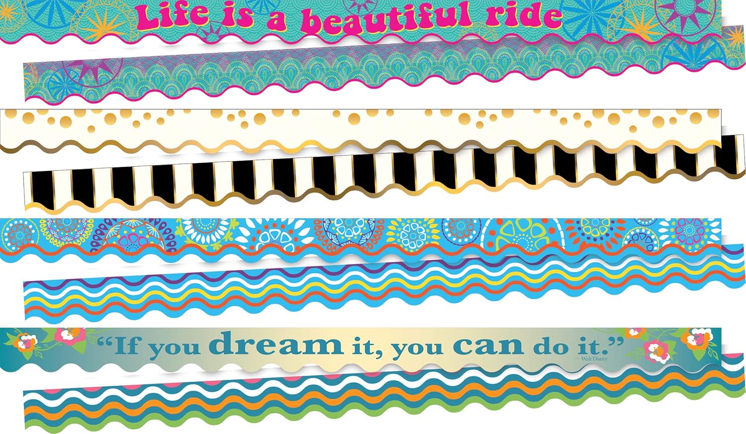 BARKER CREEK Double-Sided Bulletin Board Borders