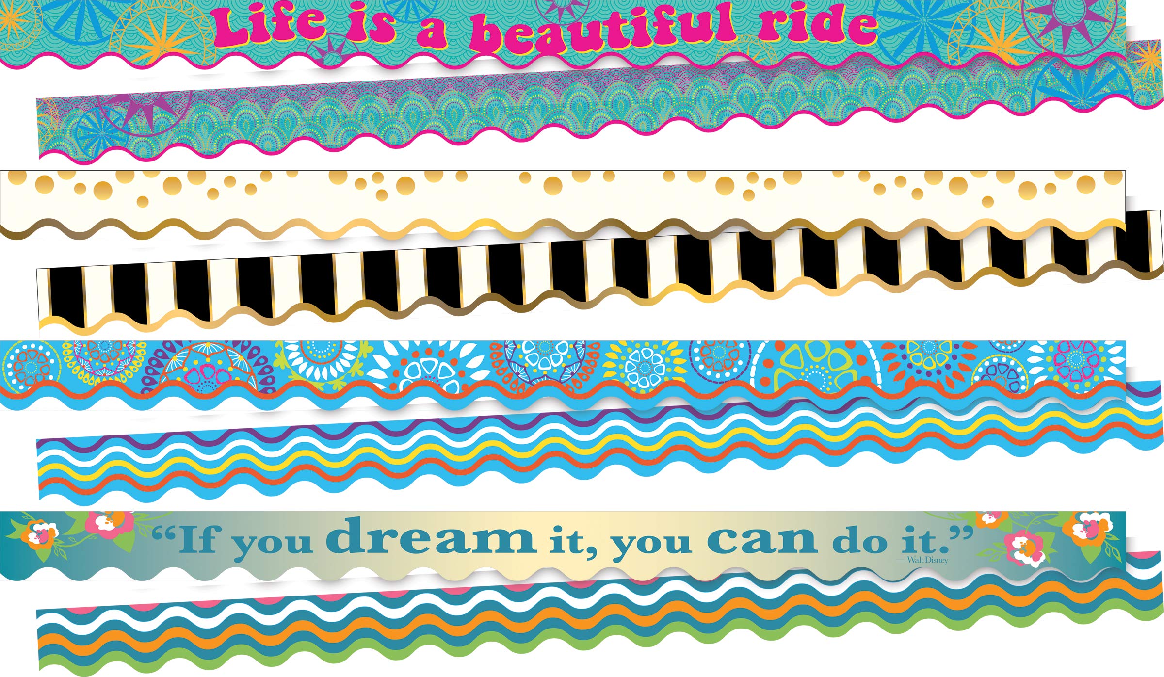 BARKER CREEK Double-Sided Bulletin Board Borders