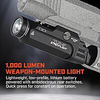Streamlight 69464 TLR-9 Flex Low-Profile Rail-Mounted Tactical Light with CR123A Lithium Batteries, Black