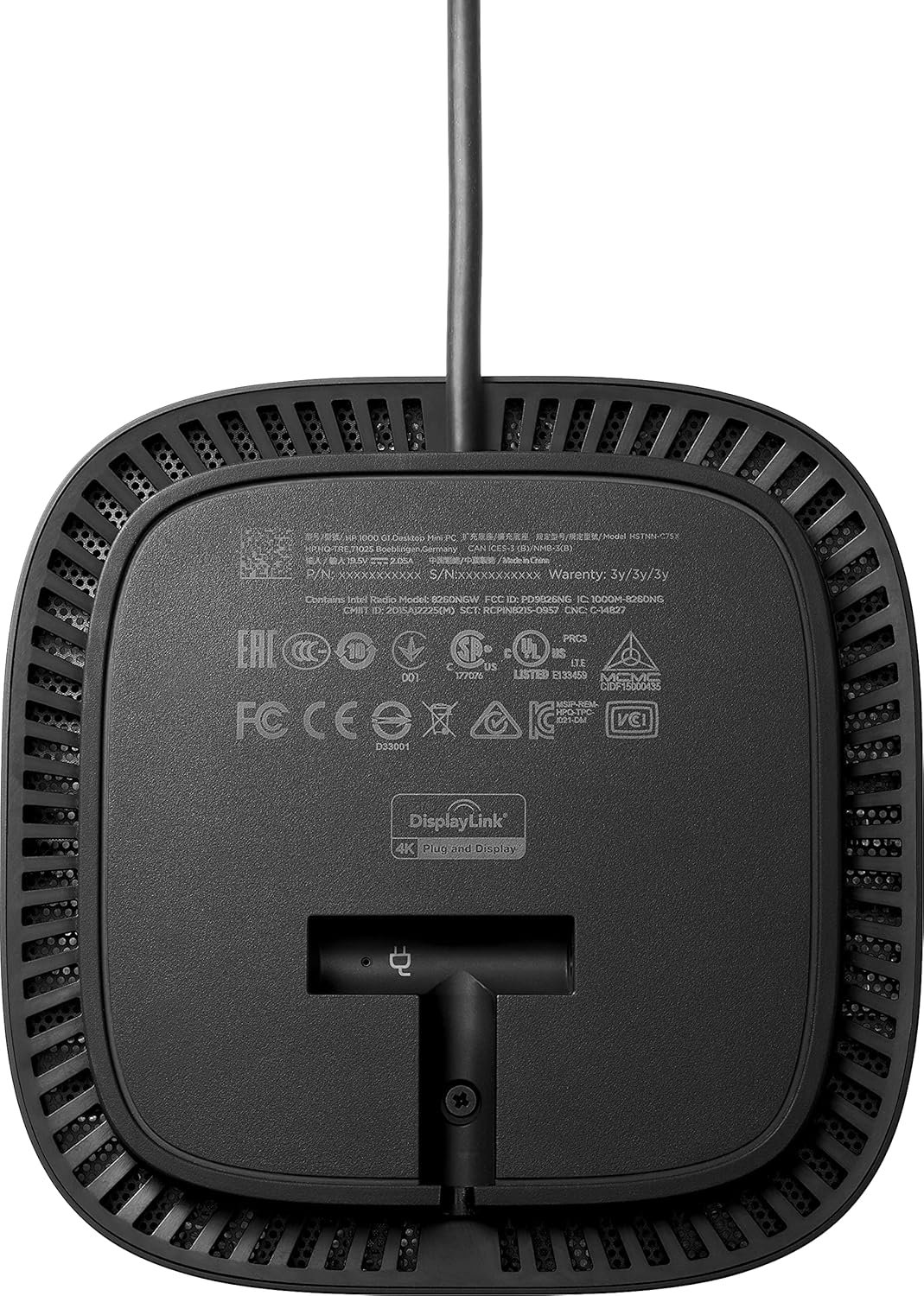 HP USB-C Dock G5 - 5TW10AA#ABA - Wired Docking Station, Black