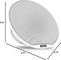 Garmin Fusion® Signature Series 3i Marine Coaxial Speakers, 8.8" 330-watt Coaxial Classic White Marine Speakers (Pair)