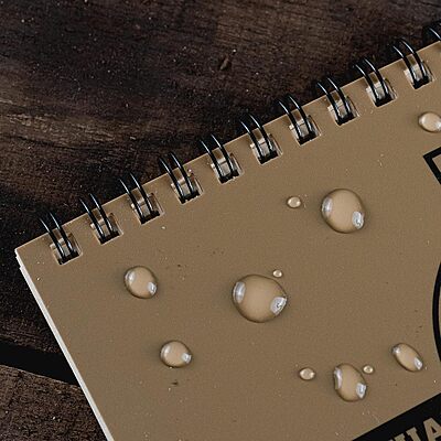 Rite in the Rain Weatherproof Marine Qualification Reference Book, 7" x 4.625", Khaki Cover (No. 973-ARQ)