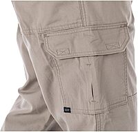 5.11 Tactical Men's Cargo Work Pants, Regular Fit, 100% Cotton Canvas, 7 Pockets, Style 74251ABR