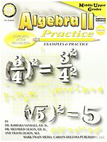 Mark Twain Algebra II Practice Book, Grades 7+