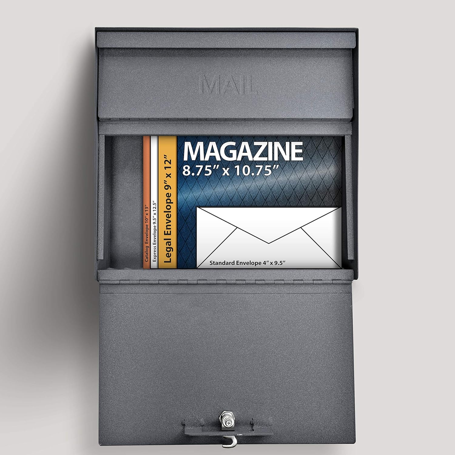 MAIL BOSS Metro Wall-Mount Locking Mailbox