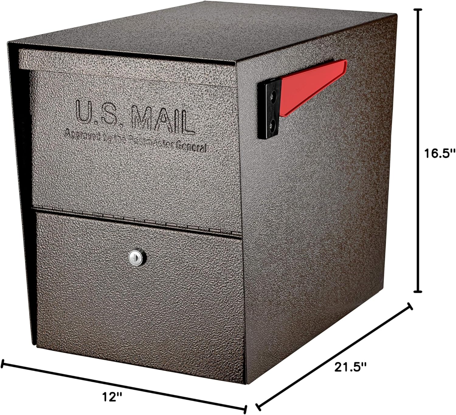 MAIL BOSS Package Master Curbside Locking Security Mailbox