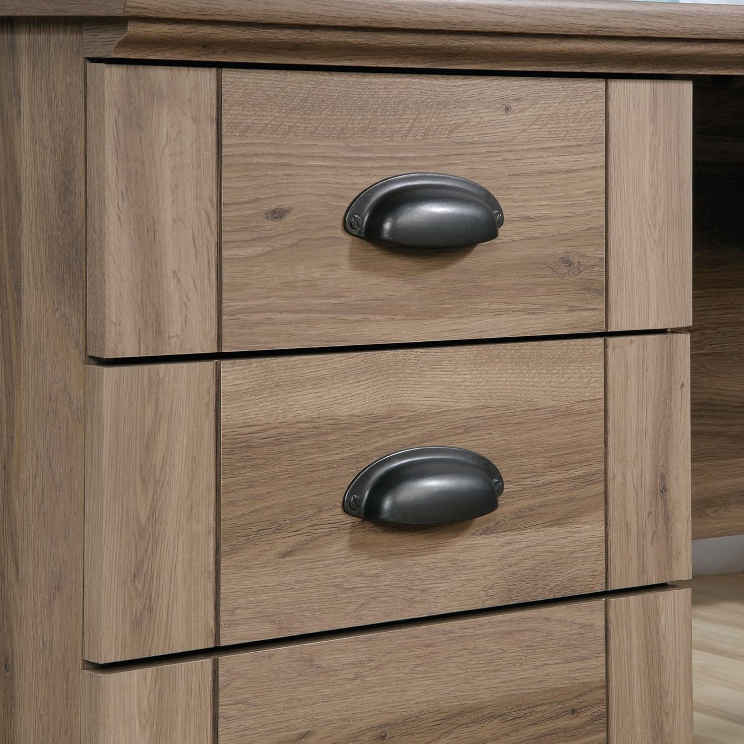 Sauder Harbor View L-Shaped Corner Computer Desk