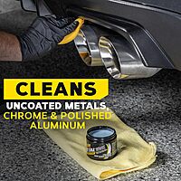 Meguiar's G211606 Metal Polish, Safe for All Uncoated Metals, Removes Stains and Swirls for a Quick and Easy Clean
