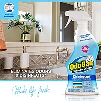 OdoBan Ready-to-Use Disinfectant and Odor Eliminator, 32 fl oz Spray Bottle