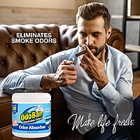 OdoBan Solid Odor Absorber Air Freshener, Fresh Linen Scent, 14 Oz