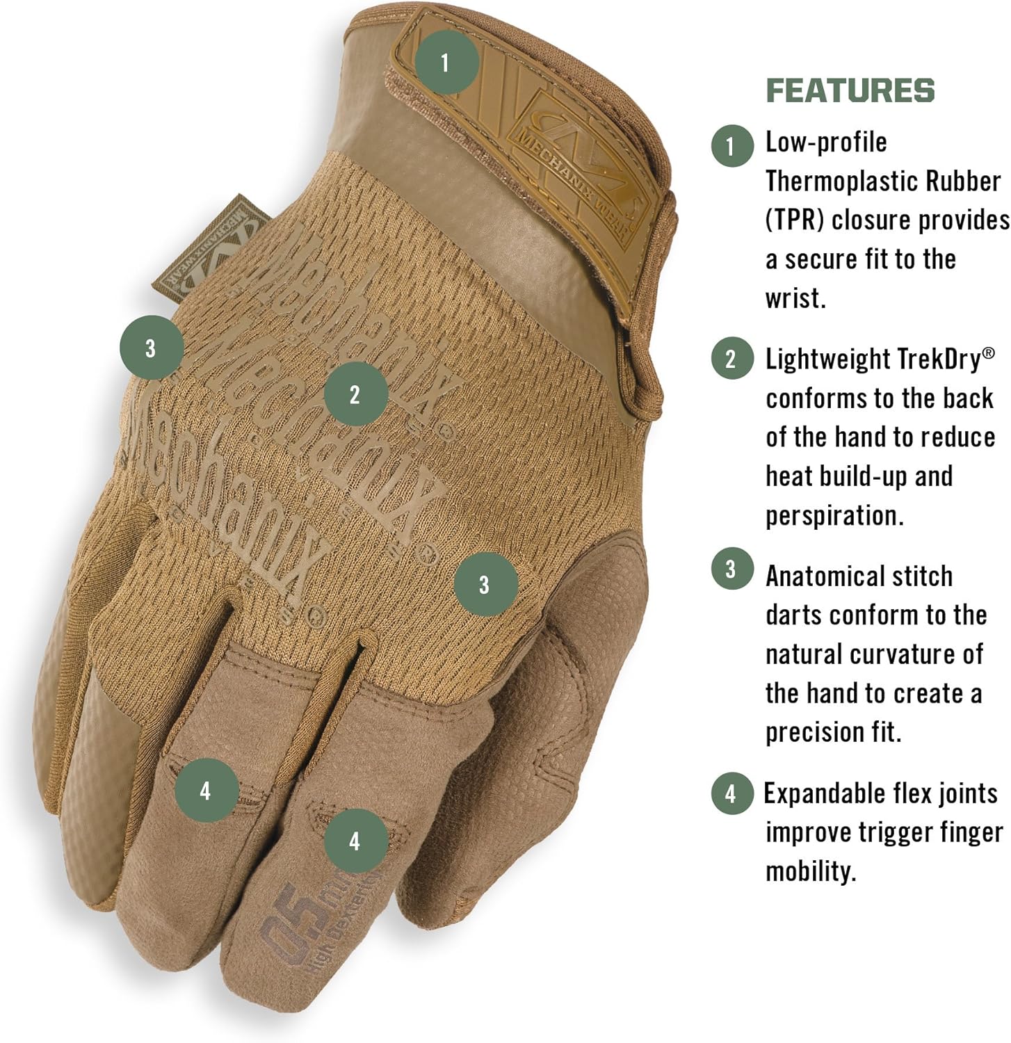 Mechanix Wear Tactical Specialty 0.5mm High-Dexterity Gloves