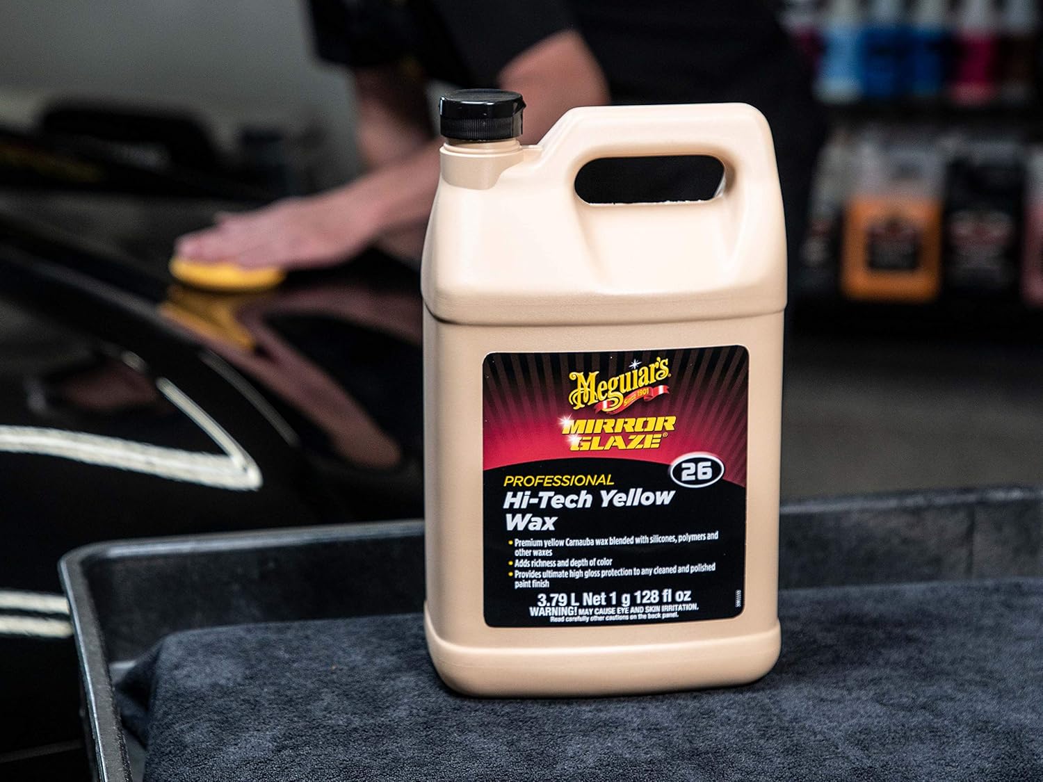 Meguiar's Mirror Glaze Hi-Tech Yellow Liquid Wax