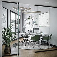 U Brands PINIT Magnetic Dry-Erase Monthly Calendar Board, Silver Aluminum Frame