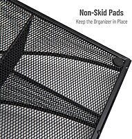 Mind Reader Cup and Condiment Station Countertop Organizer, 11-Compartment