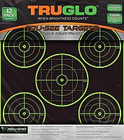 TRUGLO Tru-See 5-Bull Fluorescent Self-Adhesive Splatter Targets
