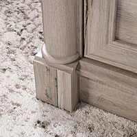 Sauder Palladia L-Shaped Desk with Drawers, File Cabinet Storage & Keyboard Tray