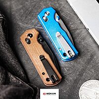 Böker MAGNUM Rockstub Brown Micarta -01SC710