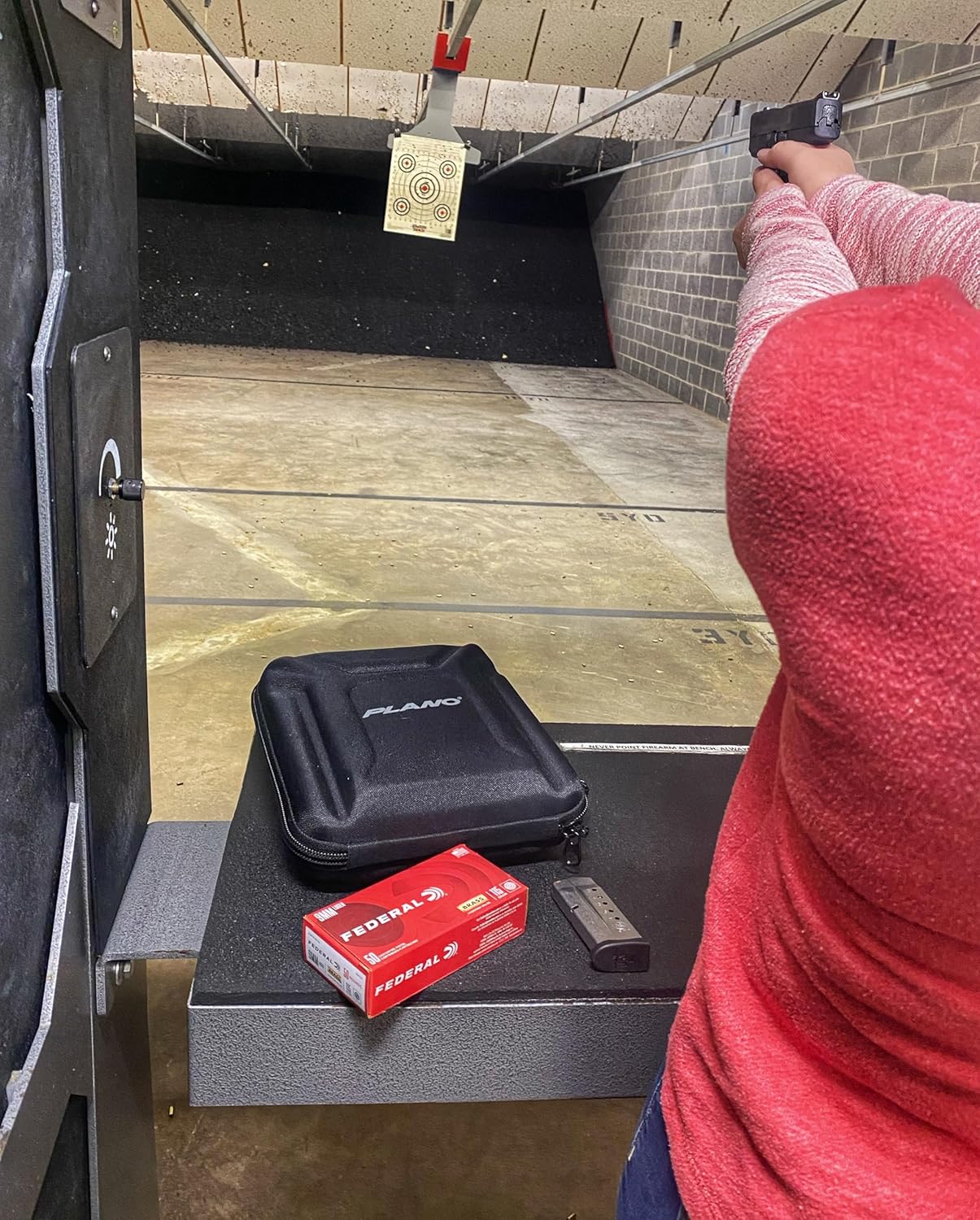 Plano Stealth Pistol Case, Lightweight Gun Carrying Case for Pistols, Lockable Dual Zipper Pulls with EVA Construction