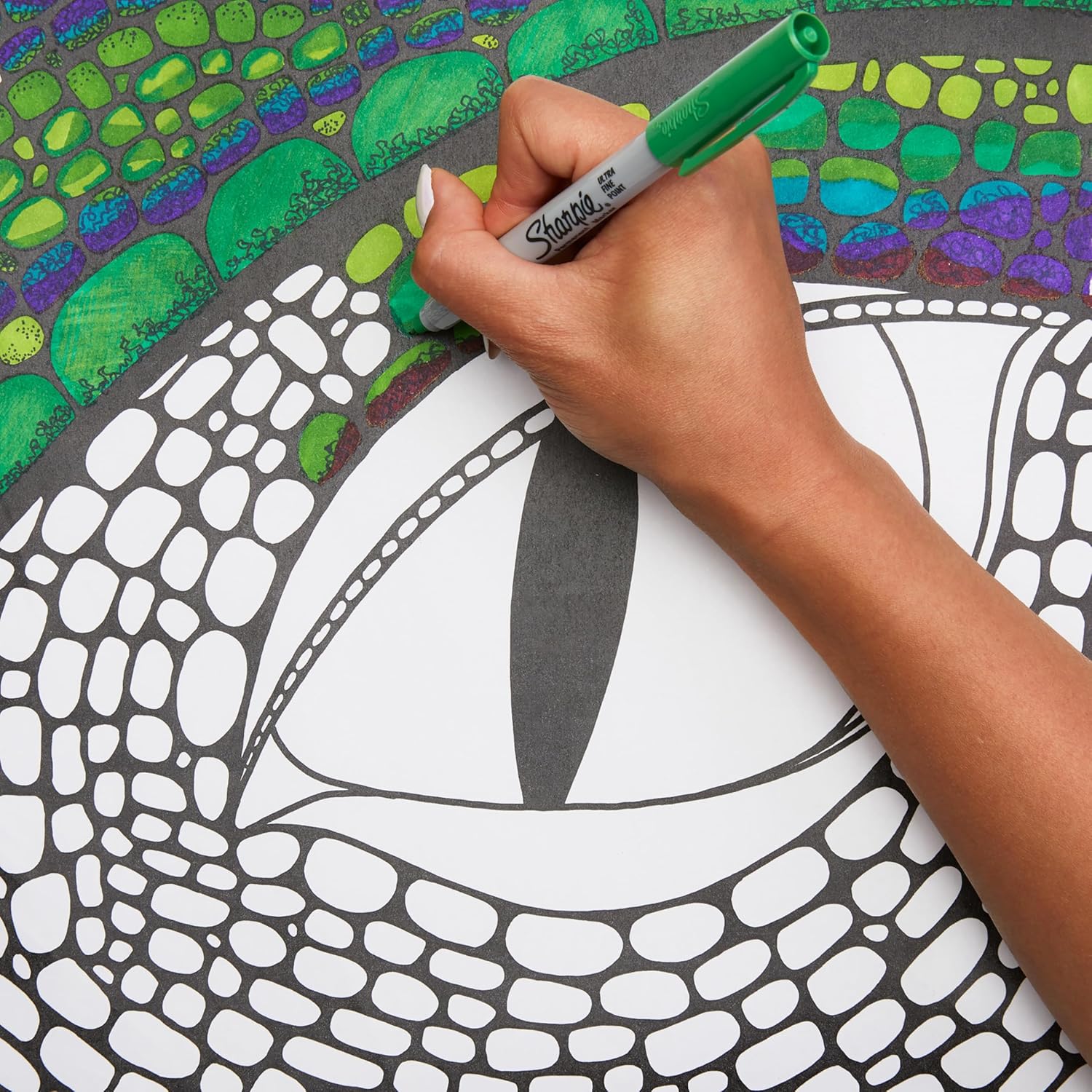 Sharpie Permanent Ultra-Fine Point Markers, Red, Pack of 12 Markers