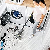 Shark VACMOP Pro Cordless Hard Floor Cleaner, Vacuum and Spray Mop, Powerful Suction, Lightweight, LED Headlights