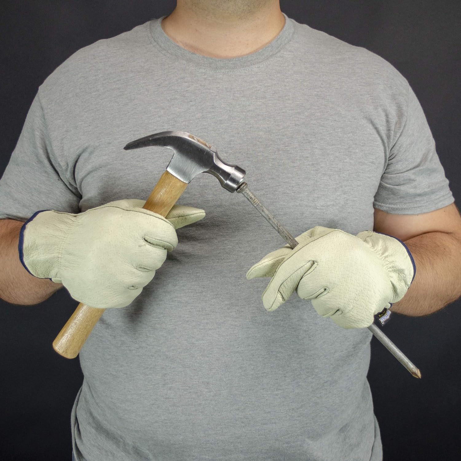 West Chester 994KP Pigskin Leather with Positherm Lining Gloves [Pack of 12] Small, Shirred Elastic Wrists, Keystone Thumb