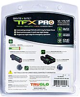 TRUGLO TFX PRO Handgun Sight, Tritium & Fiber-Optic Day/Night