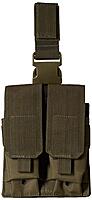VOODOO TACTICAL Drop-Leg Platform with Attached M4/M16 Double Mag Pouch