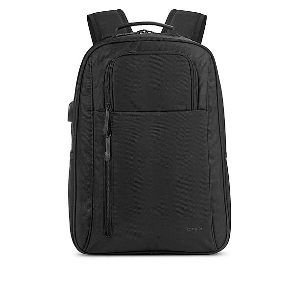 CODi Fortis 16" Laptop Backpack – Eco-Friendly Business Backpack with USB Charging Port, Recycled Materials, Padded Laptop Compartment, Anti-Theft Zippers, Travel-Ready Design for Professionals