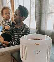 CRANE Air Purifier with True HEPA Filter