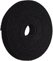 C2G 29852 Hook-and-Loop Cable Wrap, TAA Compliant, Black (10 Feet, 3.04 Meters) - TAA Compliant