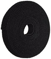 C2G 29852 Hook-and-Loop Cable Wrap, TAA Compliant, Black (10 Feet, 3.04 Meters) - TAA Compliant
