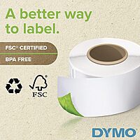 DYMO Authentic LW Multi-Purpose Labels DYMO Labels for LabelWriter Printers Great for Barcodes 1" x 2-1/8" 1 Roll of 500 1 Roll of 500 1 Rolls
