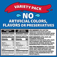 Capri Sun 100% Fruit Punch, Berry & Apple Juice Variety Pack Ready-to-Drink Juice (40 Pouches, 4 Boxes of 10)