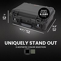 NANUK 925 Hard Case with Custom Foam Insert for 4 UP Pistols