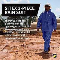 ONGUARD Sitex 3-Piece Rain Suit with Pants